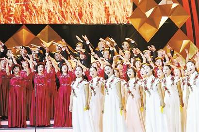 上海合唱节展演开幕 全市近千支市民合唱团参赛