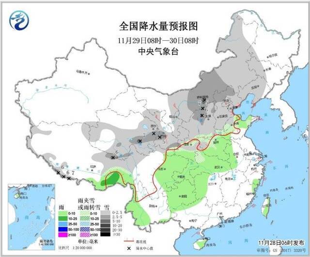 北方大范围雨雪今夜登场 南方喜雨润旱区