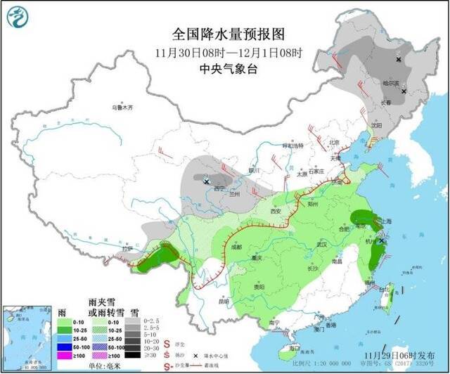 今冬以来我国最大范围降雪将至 今日降雪达鼎盛