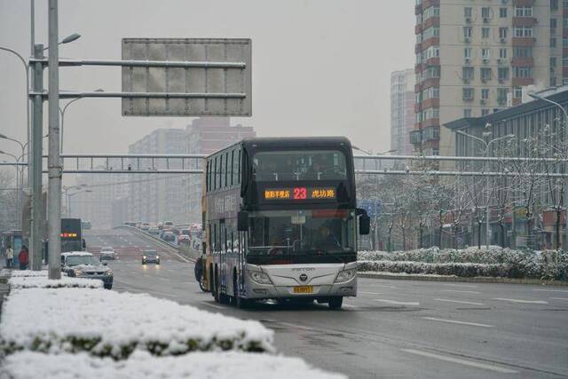 降雪基本结束，北京市区内交通未受明显影响