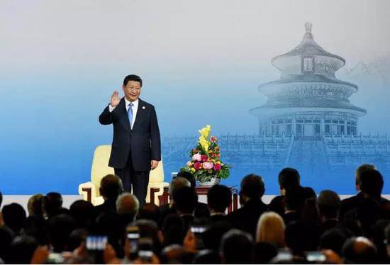 △中国国家主席习近平在北京出席2014年亚太经合组织（APEC）工商领导人峰会开幕式并发表主旨演讲。