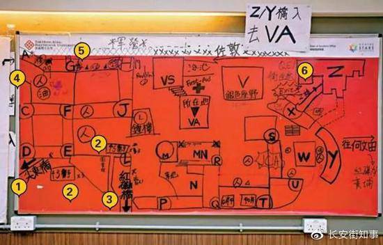 香港理大暴乱“行军布阵图”曝光 高度军事化(图)