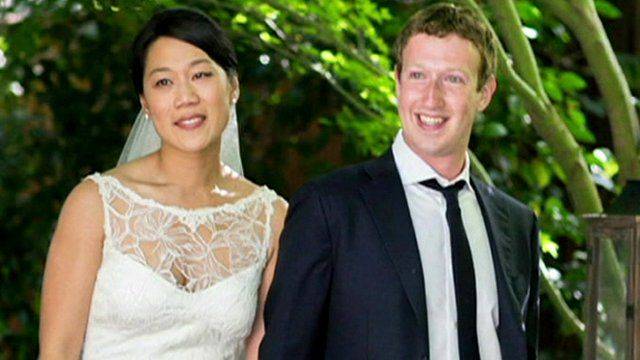 扎克伯格与普莉希拉于2012年结婚（图：BBC）