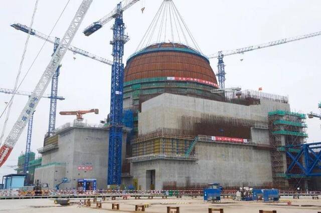 ▲资料图片：中国核电已具备国际三代核电技术的先进水平。（新华社）