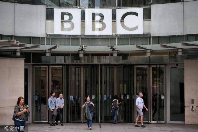 位于伦敦的BBC大楼图自视觉中国