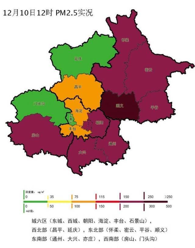 北风进京空气质量改善明显