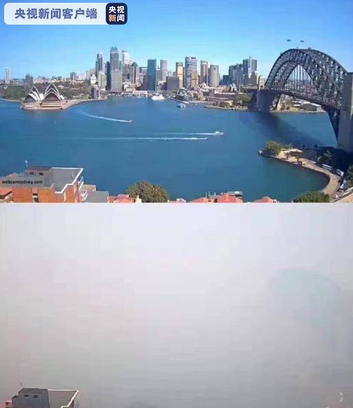 PM2.5爆表 悉尼“消失”了(图)