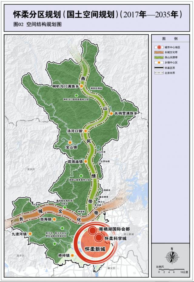 北京怀柔分区规划全文发布：构建长城文化带