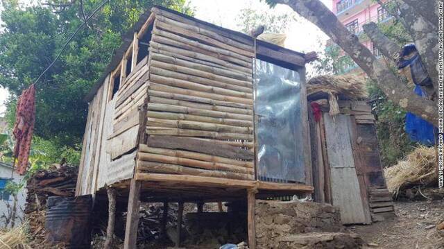 尼泊尔的一个月经小屋（图源：CNN）