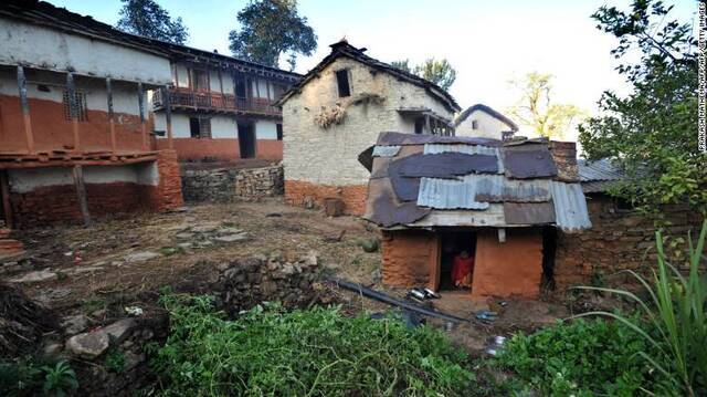 尼泊尔的一个月经小屋（图源：CNN）