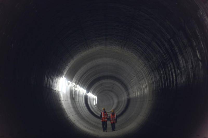 北京地铁17号线“零距离”下穿亦庄线