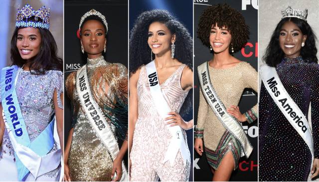 首次 世界小姐等五大顶级选美比赛冠军都是黑人