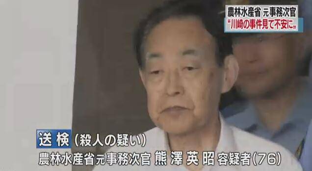 杀死“啃老”儿子 日本前高官被判6年徒刑