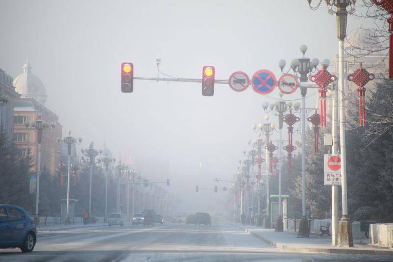 洛古河村零下42.2℃！街头冷到“冒白烟”