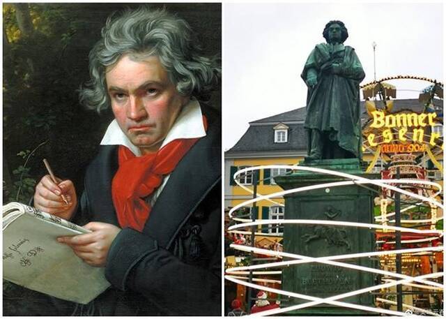 古典乐大师贝多芬诞辰250周年出生地德国波恩举办庆祝活动