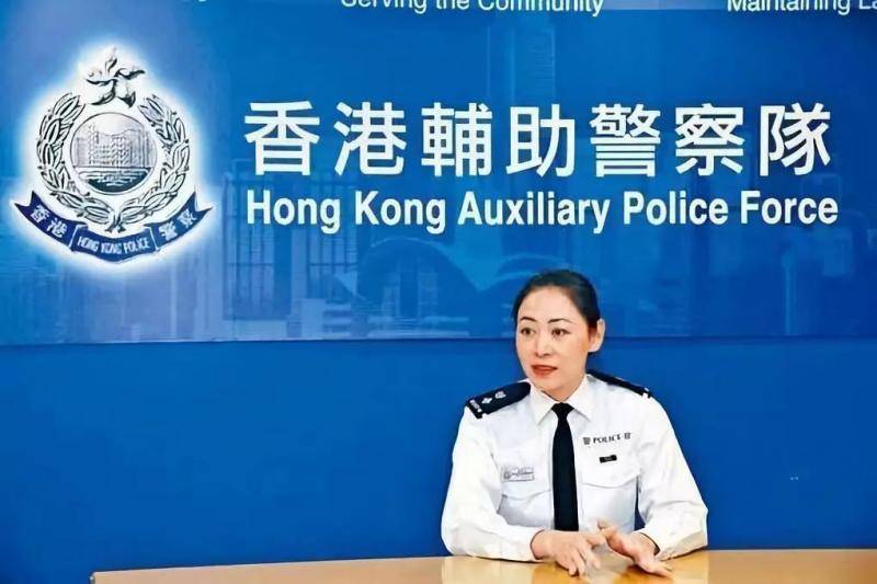 香港辅警支持课高级警司谢翠恩图源：港媒