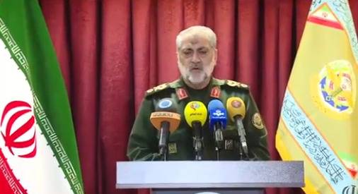 伊朗军方高级发言人谢卡尔钦（视频截图）