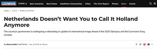 “荷兰”要改名 明年1月起得这么叫它