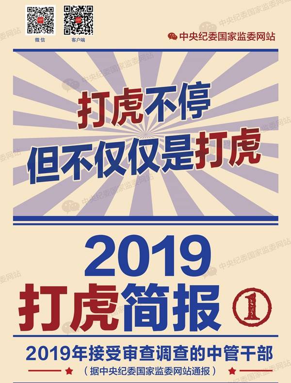 2019打虎简报 打虎不停，但不仅仅是打虎