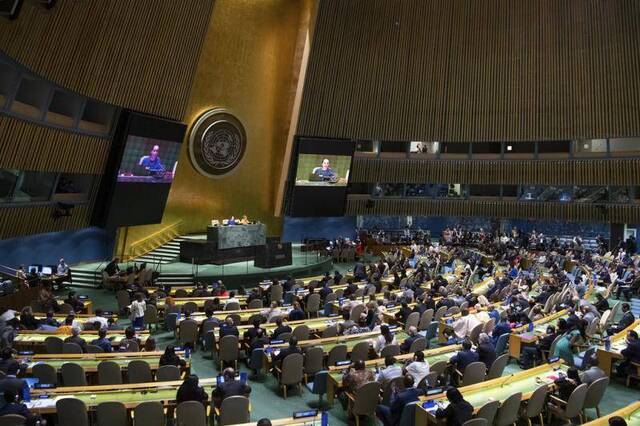 联合国大会于2019年6月7日选出五个新的联合国安理会非常任理事国。图/联合国网站