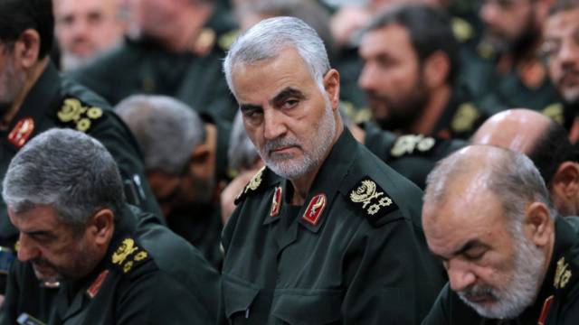 伊朗伊斯兰革命卫队特种部队“圣城旅”高级军官卡西姆·索莱马尼少将，图源：AFP
