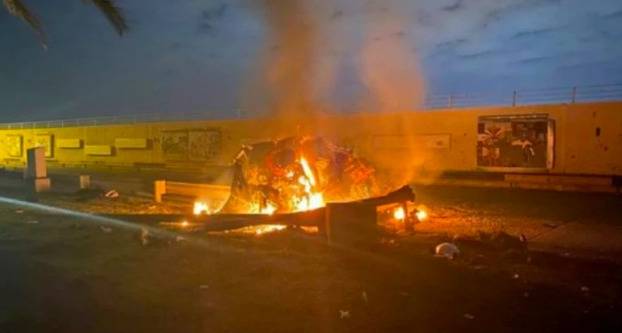 美军袭击巴格达机场（来源：路透社）