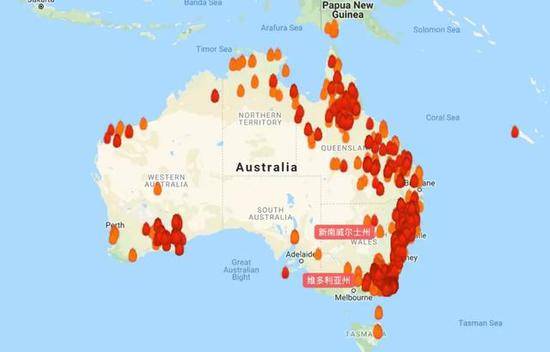 森林火灾面积达600万公顷 澳大利亚举国“上火”