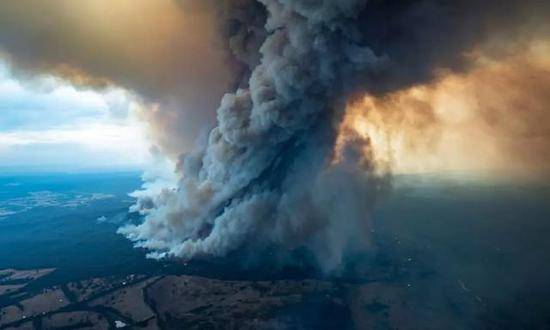 ▲东吉普斯兰山火使当地数万人撤离图/Dale Appleton