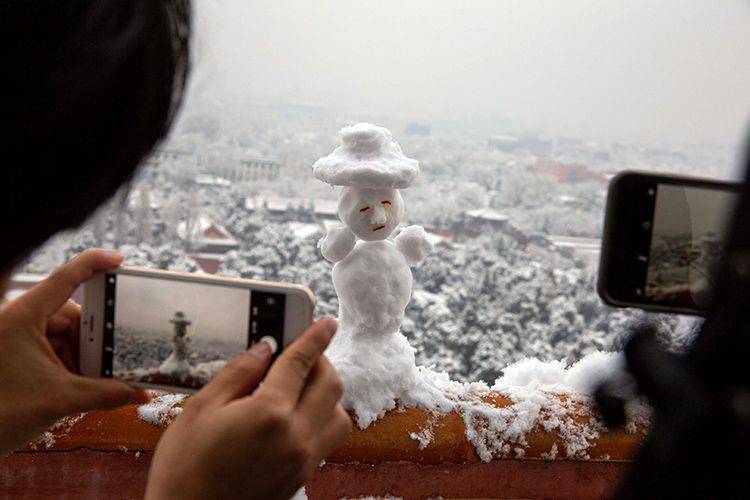 2020初雪（三）景山、北海、故宫角楼比美