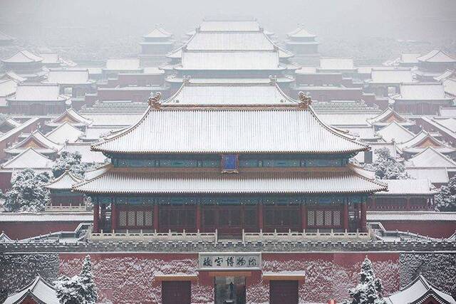 2020初雪（三）景山、北海、故宫角楼比美