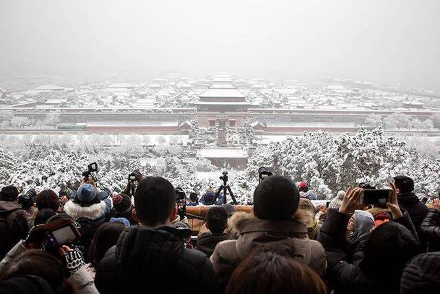 2020初雪（三）景山、北海、故宫角楼比美