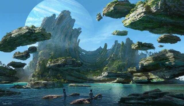 《阿凡达2》发布高清概念图，将探索新地区