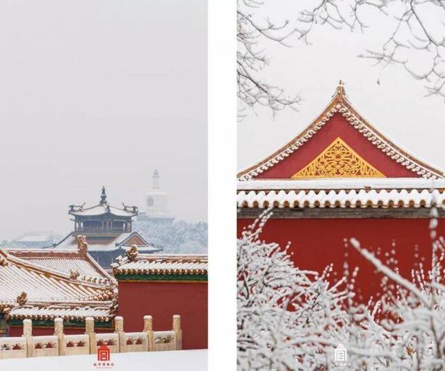 △2020年故宫雪景摄影/张林来源/@故宫博物院
