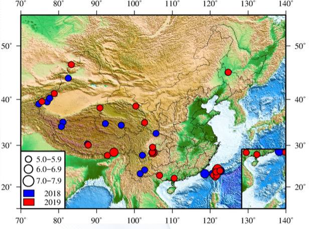 2019中国地震年报出炉：大陆地震活动低于平均水平