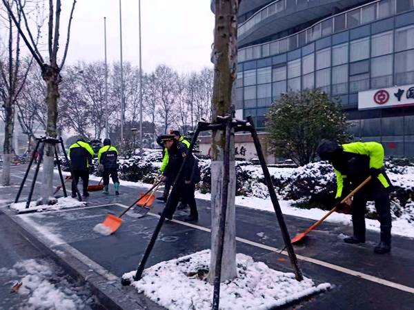 南京又见“一夜雪无” 是他们为畅通担当前行！