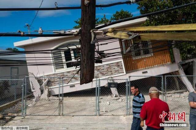 102年来最强地震侵袭 波多黎各三分之二地区断电