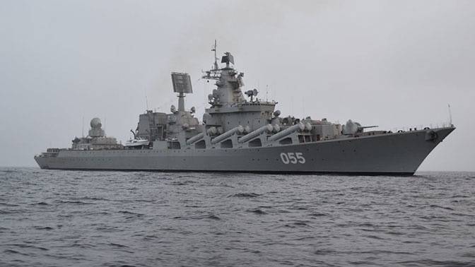乌斯季诺夫元帅号导弹巡洋舰图源：俄罗斯卫星通讯社