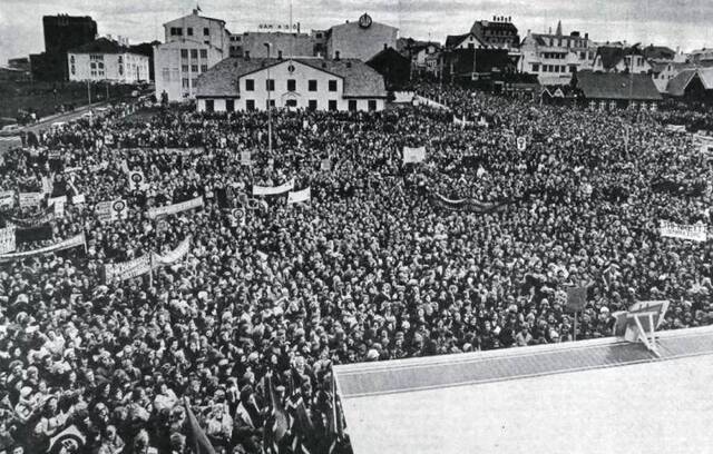  1975年 10月 24日，全冰岛 90%的女性展开罢工