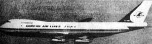 被击落的韩国波音747客机