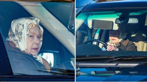 女王开车忘系安全带（图源：《大都市报》）