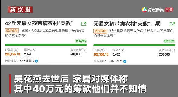 新京报:为吴花燕募款百万仅拨2万 公益组织错在哪