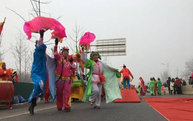 “非遗”亮相通州西集小年文化庙会