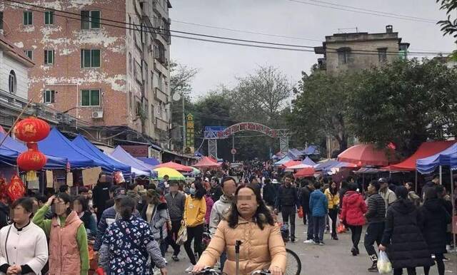 超震撼！细村市场都是人人人人人人！