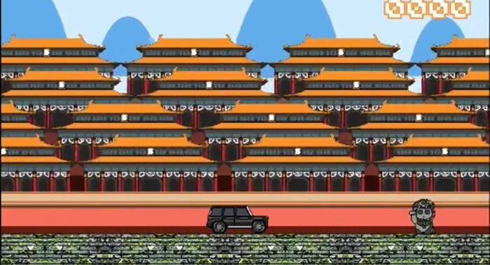 中国游戏开发者以“故宫开车”为原型开发一款小游戏