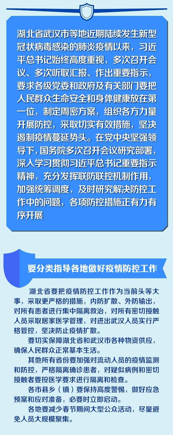 打赢疫情防控阻击战，党中央这样部署