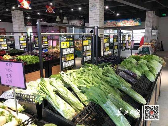△1月29日，武汉各大超市果蔬充足、价格稳定