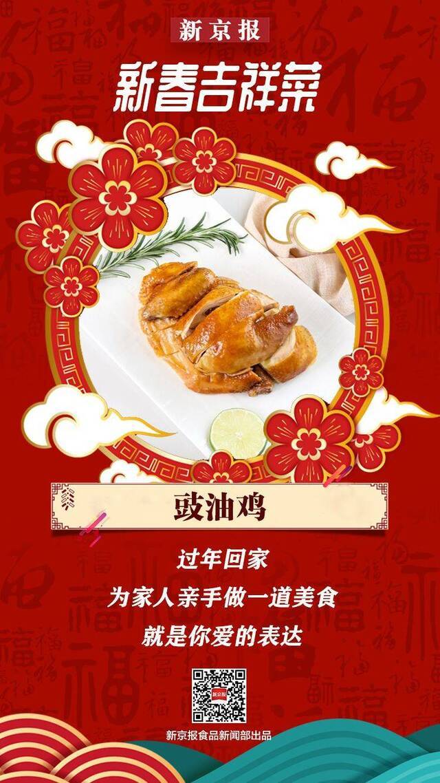 新春吉祥菜 吃鸡大吉大利