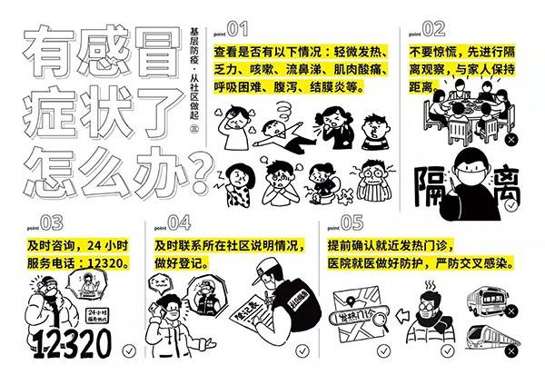 居家隔离期间 湖北姑娘绘制了一组抗疫知识漫画