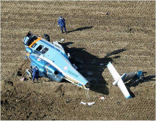 日本警方直升机在福岛县坠毁 致7人受伤