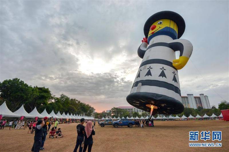 马来西亚槟城举办2020年热气球节